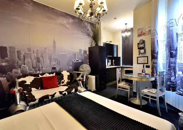 Stupendo Di Design A Tema America- Potente Wi-fi Ottimo Il Collegamento Con Aeroporto Di Malpensa E Rho Fiera, Vicino Metro